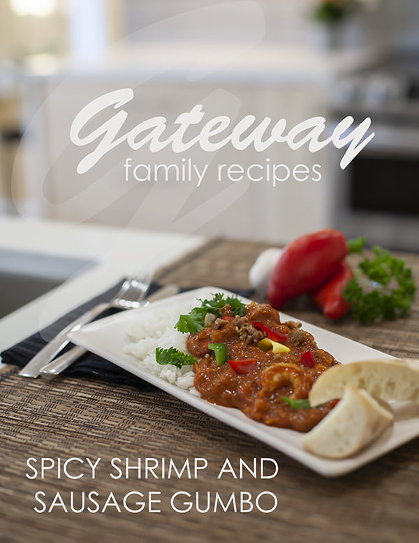 网关家庭文摘:Spicy虾和SauseageGumbo